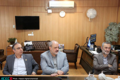 بازدید رییس جهاددانشگاهی از واحد صنعتی امیرکبیر و دیدار با رئیس دانشگاه