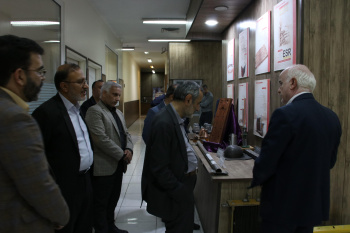 بازدید معاون پژوهش و فناوری جهاددانشگاهی از مرکز خدمات تخصصی فرآوری مواد فلزی سازمان تهران