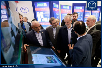 بازدید رئیس‌جمهور از نمایشگاه گزیده‌ دستاوردهای شاخص علمی و فناورانه جهاددانشگاهی/حمایت از ظرفیت‌ها و توانمندی‌های این نهاد