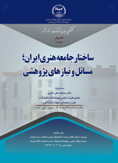 اولین نشست تخصصی با عنوان «ساختار جامعه هنری ایران؛ مسائل و نیازهای پژوهشی» برگزار می شود
