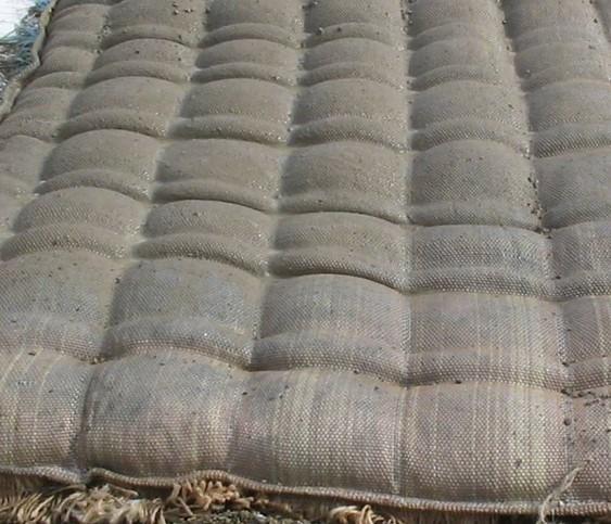 توليد پارچه لحاف بتنی مورد مصرف در قالب‌گيري بتن در بستر و كرانه آبراهه‌ها